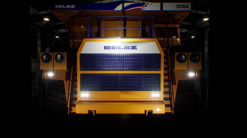 Стилизованный БЕЛАЗ