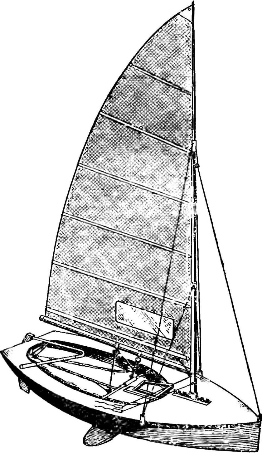 Швертбот мотылек Моделист конструктор