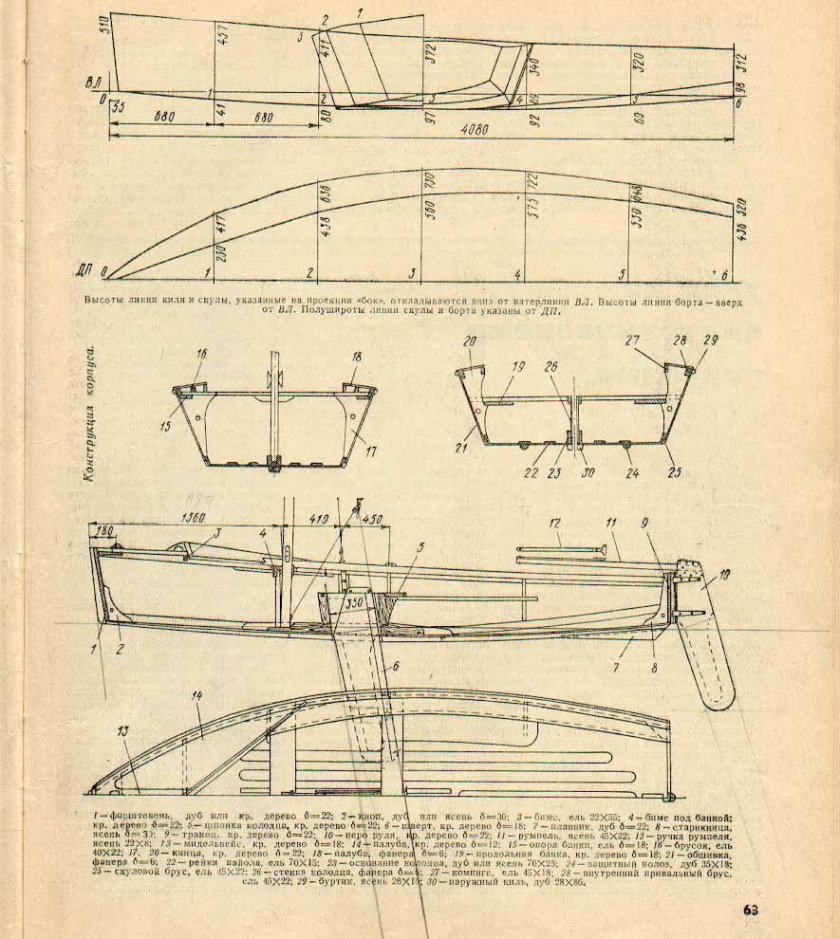 Проект швертбота «Ворьен»