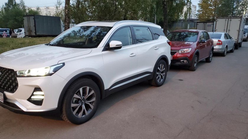 Chery Tiggo 7 Pro белый