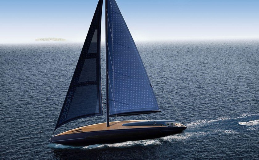 Концепт парусной яхты c300