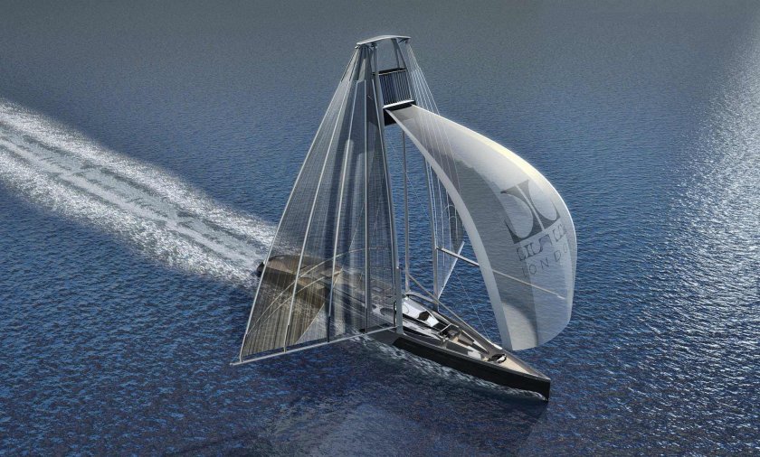 Парусная яхта тримаран