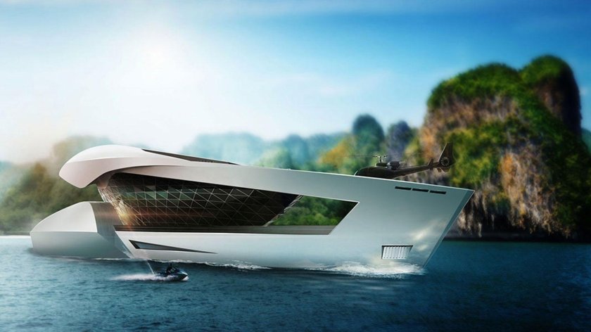 Shaddai концепт 150-метровой мегаяхты