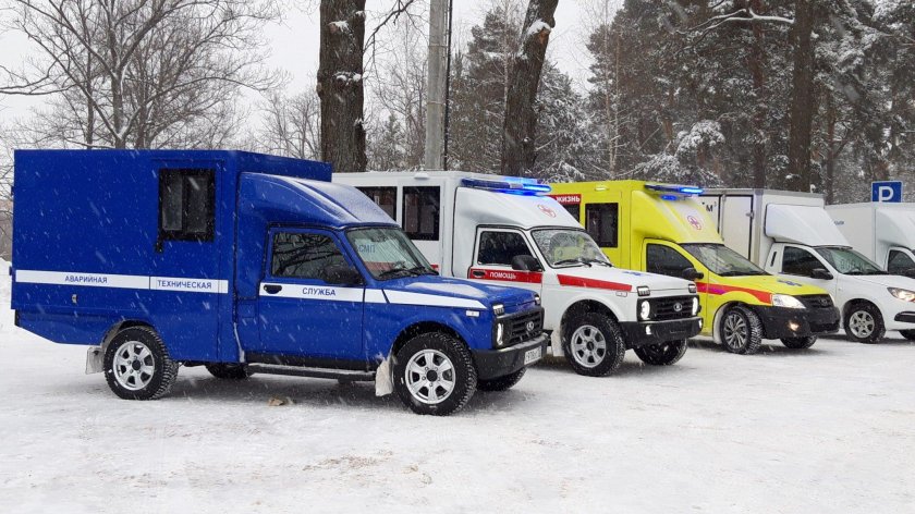 Скорая на базе Нивы