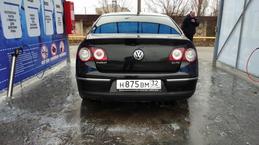 Тонировка задних фонарей Passat b6