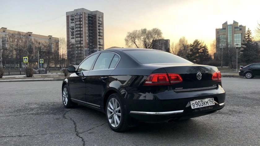 Passat b7 черный