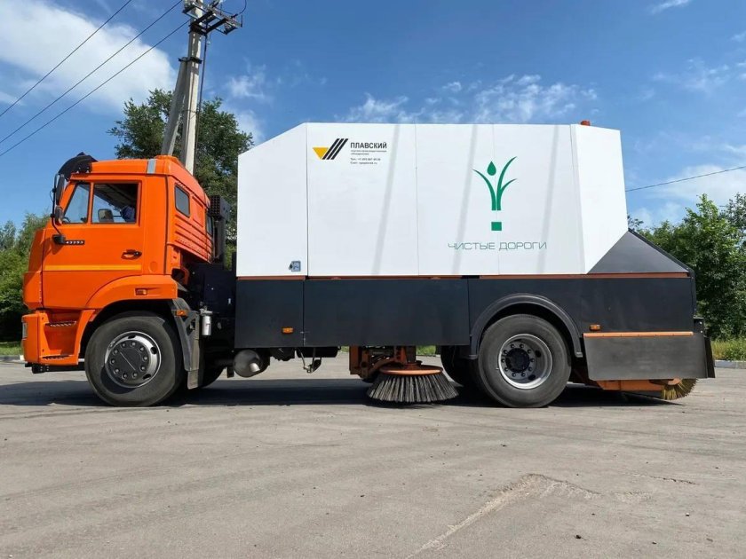 Подметально-уборочная машина пум-001 «магистраль»