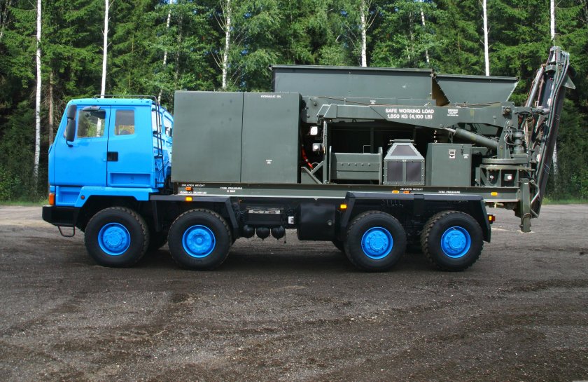 Мобильный бетонный завод на шасси