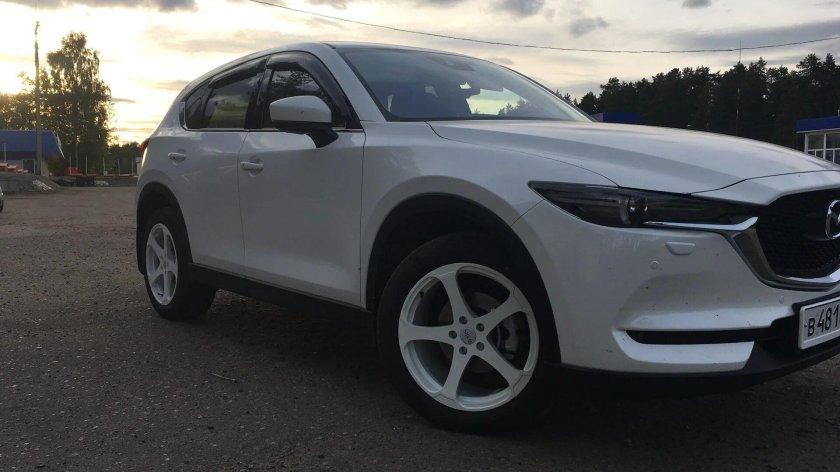 Mazda CX 5 белый перламутр