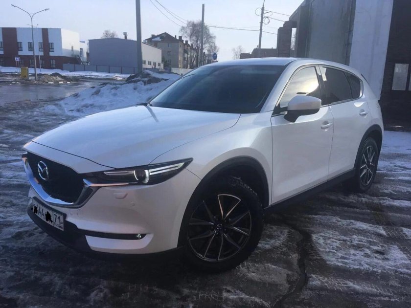 Мазда СХ-5 белый перламутр