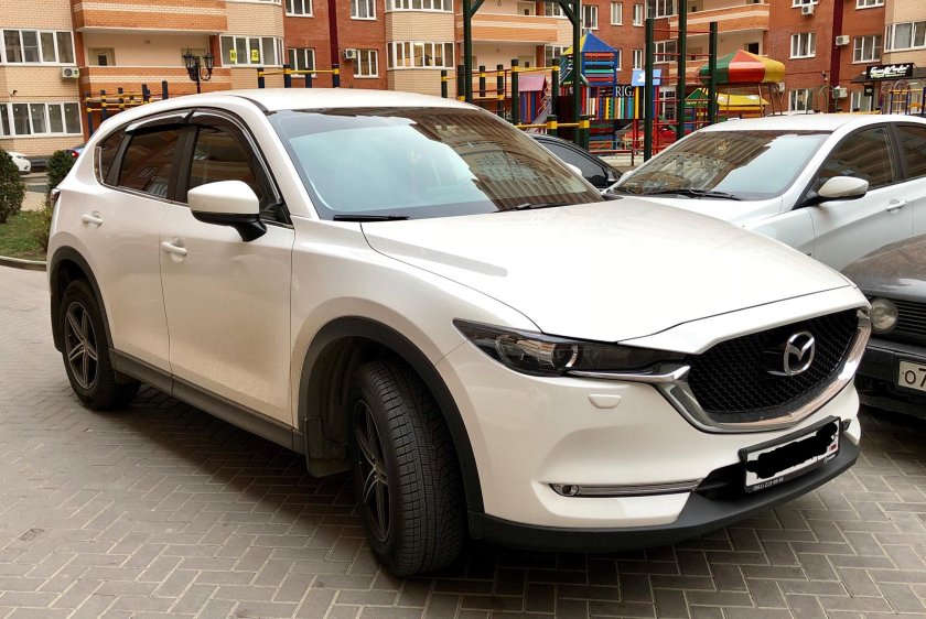 Mazda CX 5 белый перламутр