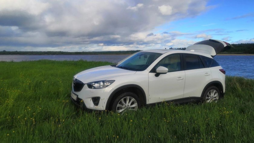 Mazda CX 5 белая