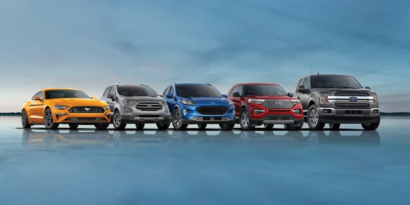 Весь Модельный ряд Форд