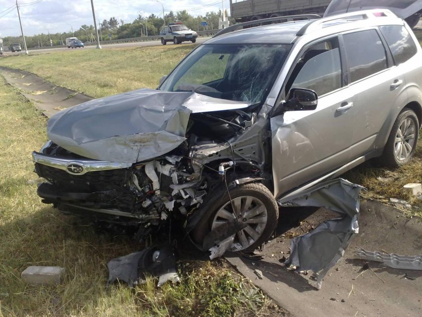 Авария Субару Форестер
