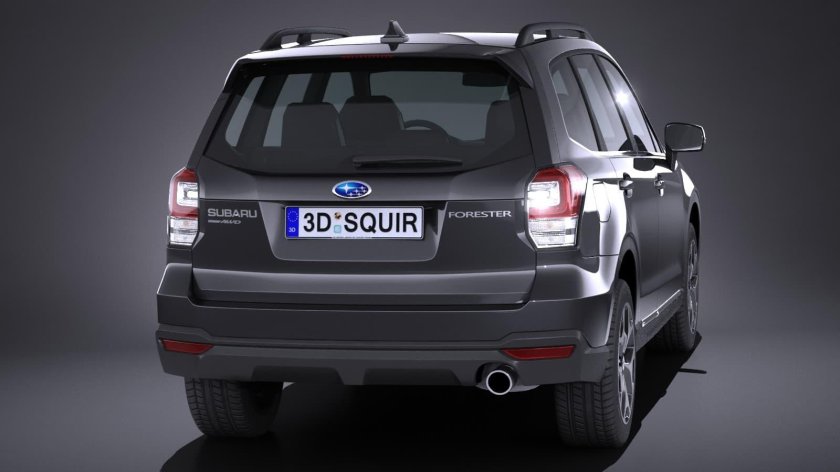 Субару Форестер 2017 сзади