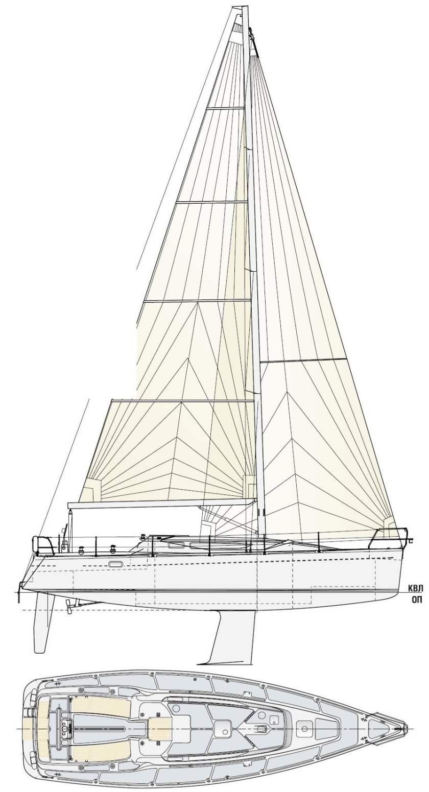Парусная яхта Рикошет 930