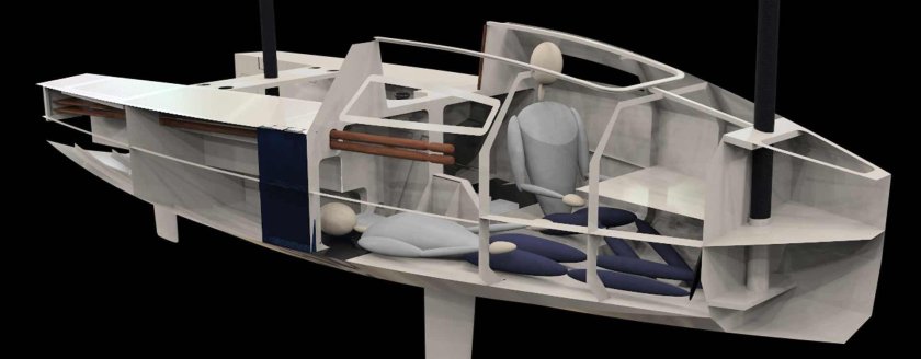 Катамаран микро круизер