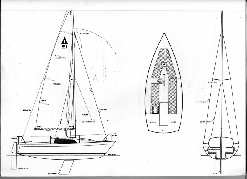 Парусная яхта tetis чертежи