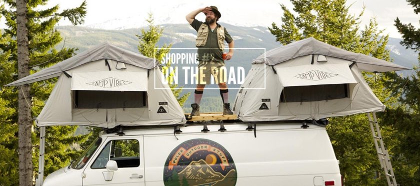 Suzuki Grand Vitara с палаткой на крыше