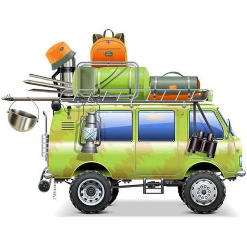 Поход на машине