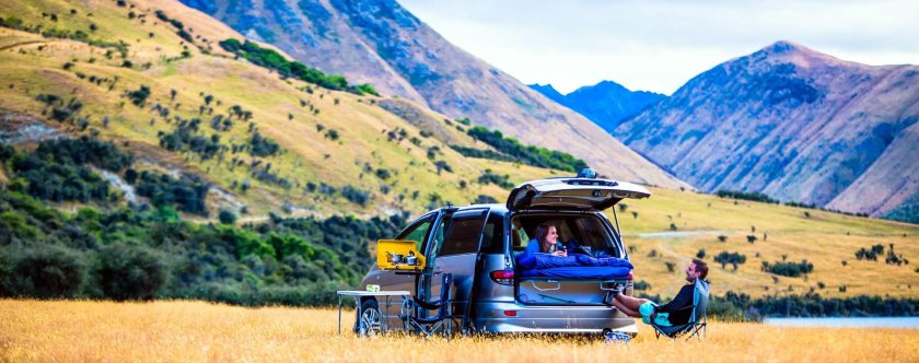 Кемпинг в новой Зеландии