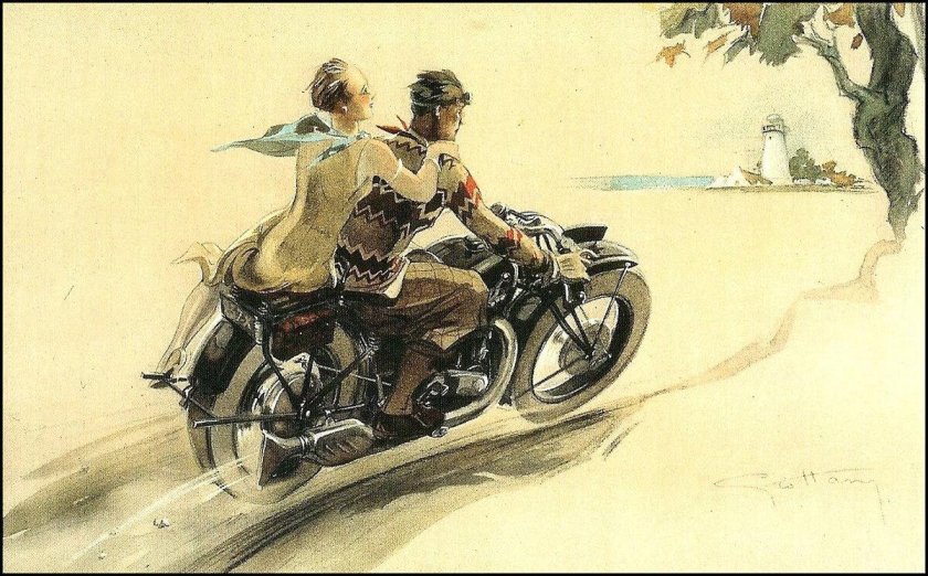 Мотоциклы в ретро стиле