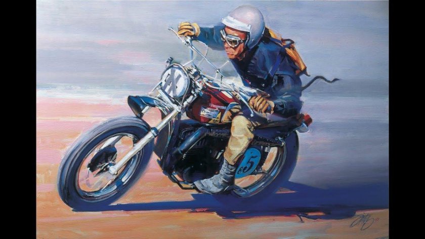 Художник Роман Федосенко картины мотоцикл