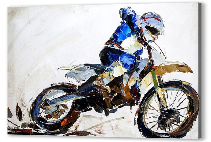 Художник Хосе Родригес мотоциклы