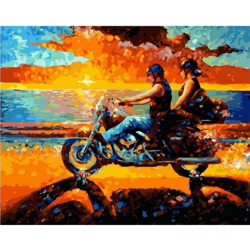 Художник Роман Федосенко картины мотоцикл