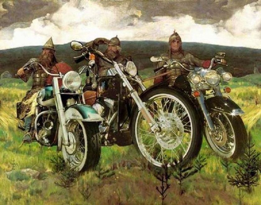 Три богатыря картина