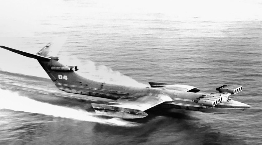 Экраноплан каспийский монсте