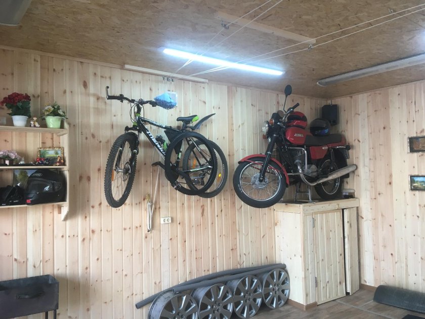 Гараж для мотоцикла