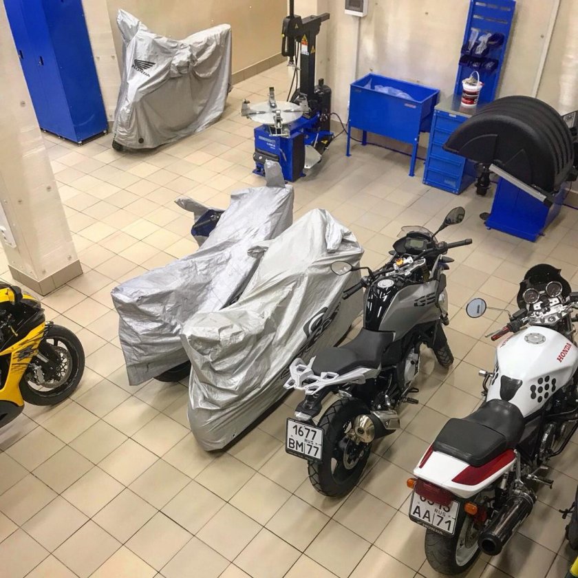 Сезонное хранение мотоциклов