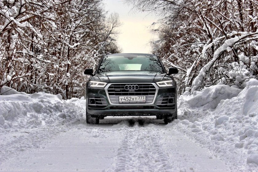 Ауди q5 зима