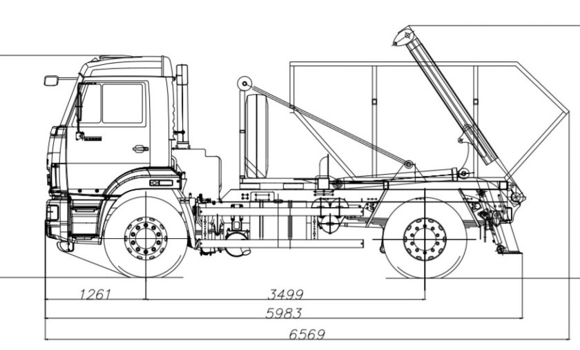 КАМАЗ 43255 шасси