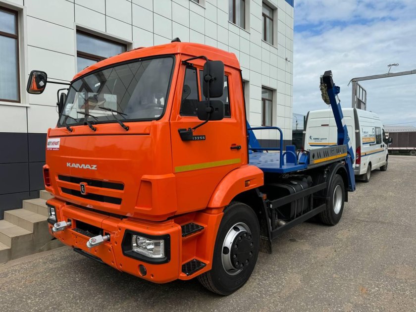 Камаз 4308 эвакуатор с кму