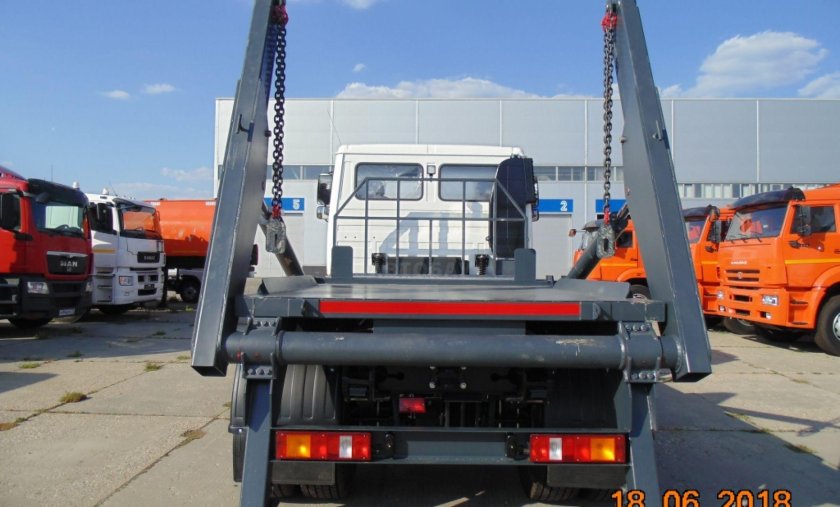 МАЗ 5550 бункеровоз габариты