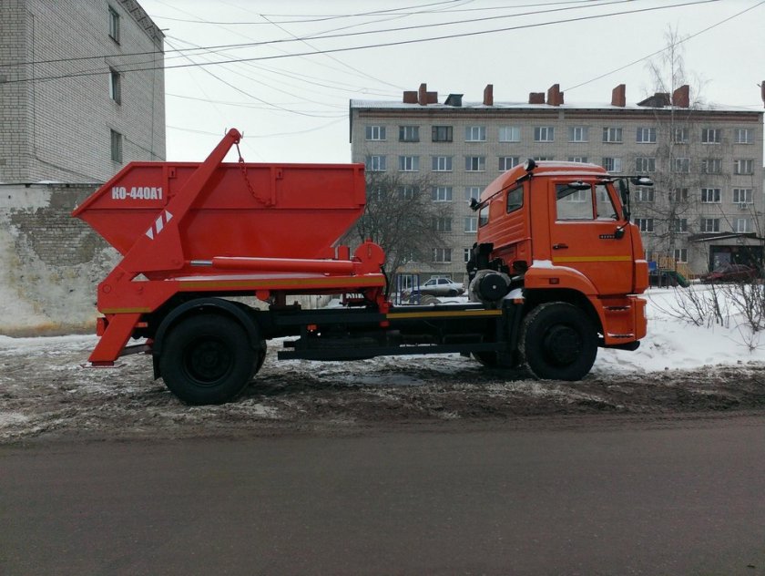 Бункеровоз ко-440а1 КАМАЗ 43255