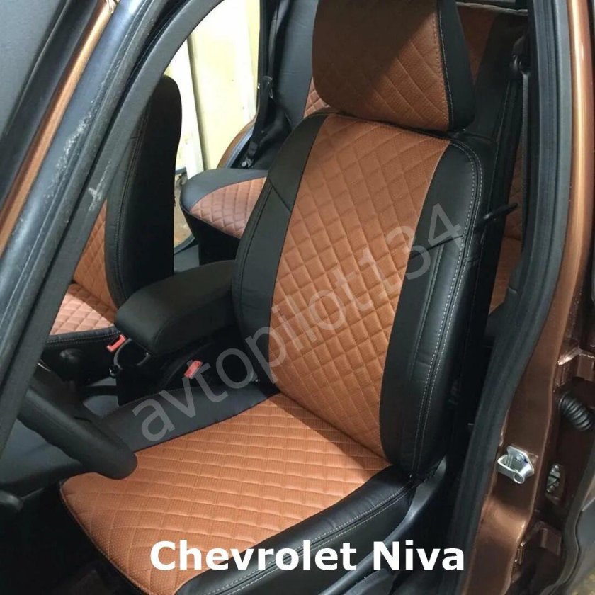 Чехлы Шевроле Нива ромб Автопилот