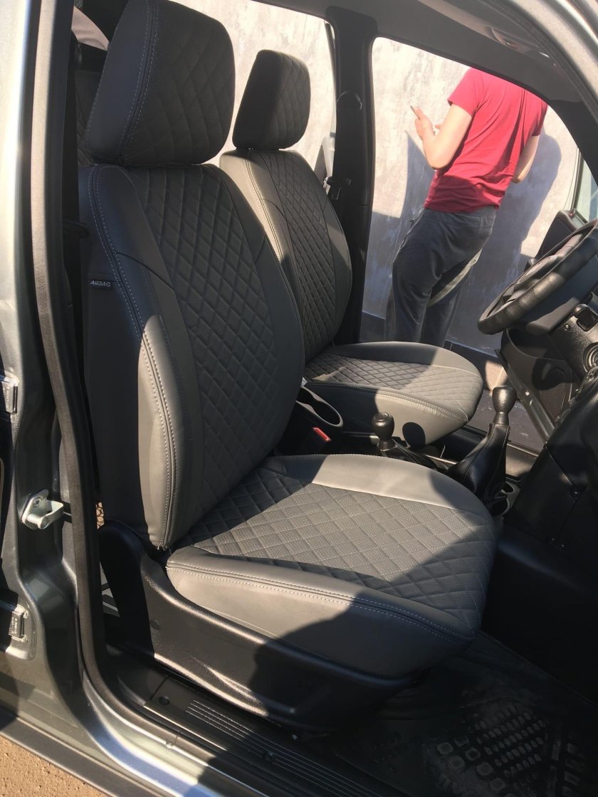 Чехлы Шевроле Нива ромб Автопилот