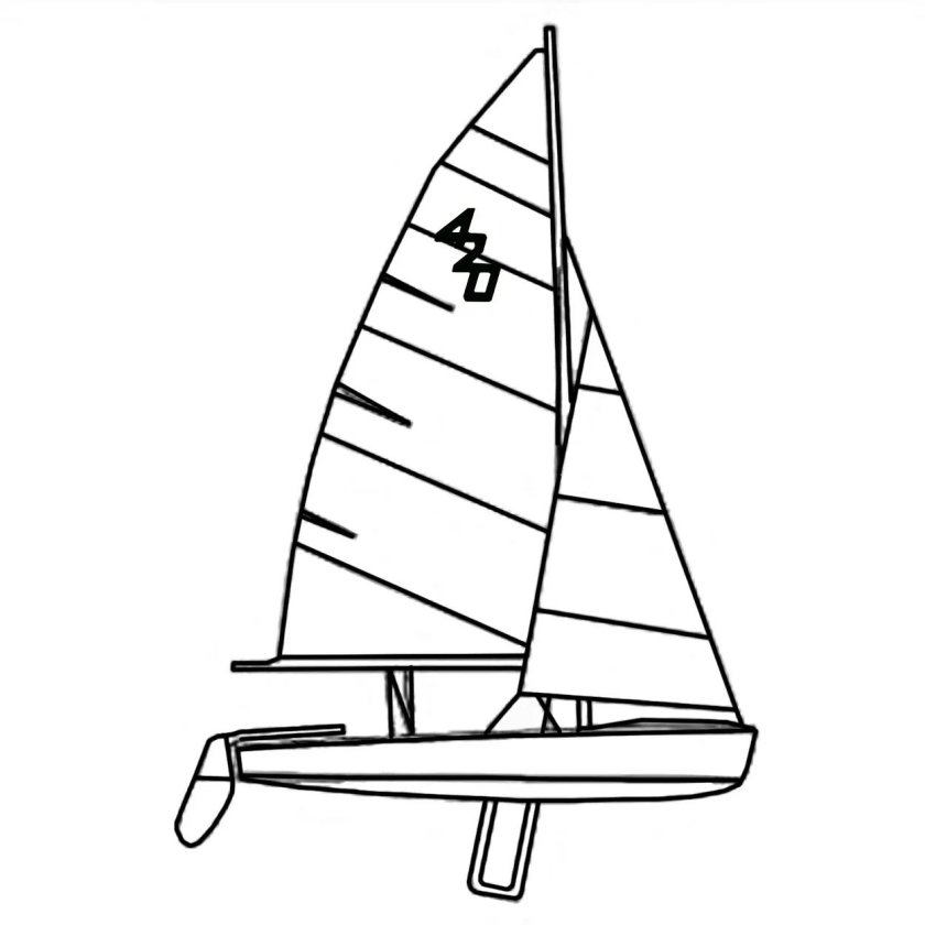 Швертбот 420