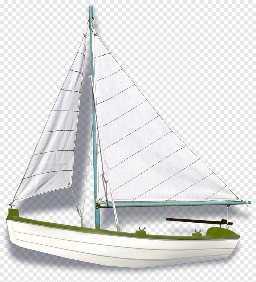 Яхта на белом фоне