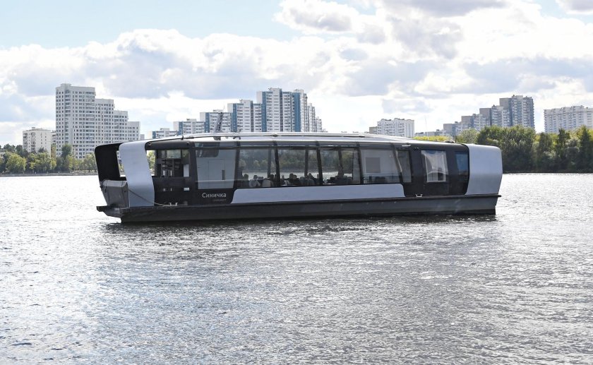 Речной трамвайчик в Москве
