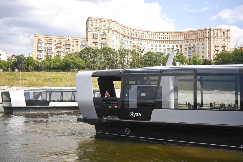 Речной трамвайчик в Москве