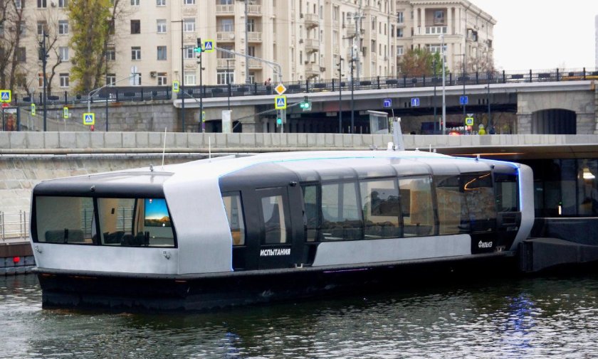 Речной трамвайчик в Москве 2022
