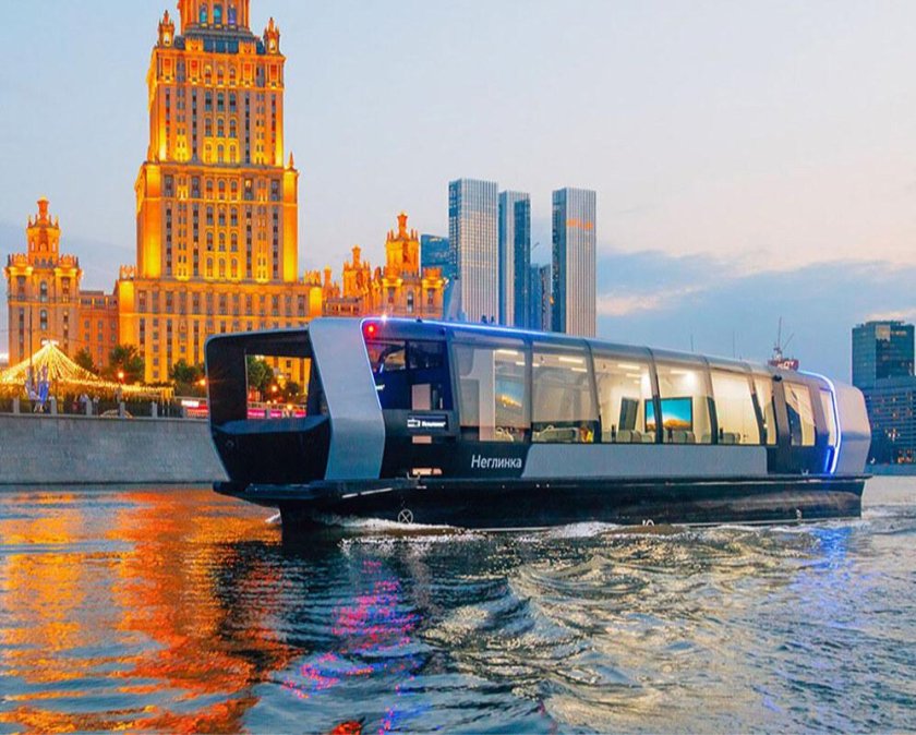 Новые речные трамвайчики в москве