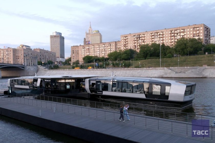 Новые речные трамвайчики в Москве