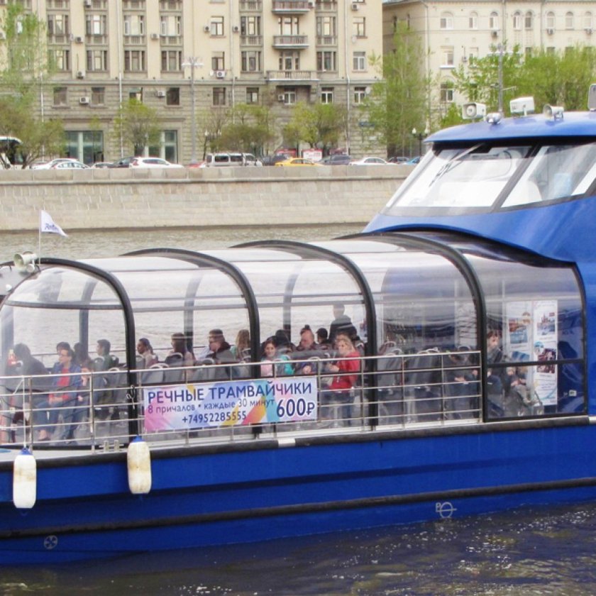 Речные трамвайчики Рэдиссон в Москве