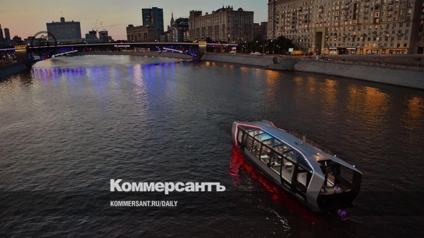 Речной трамвайчик в Москве