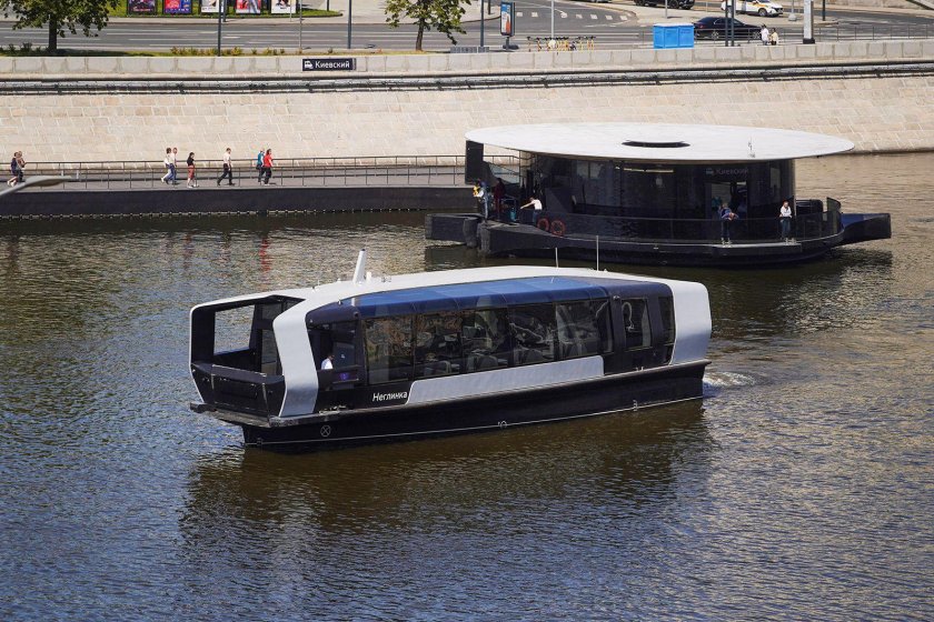 Новые речные трамвайчики в Москве